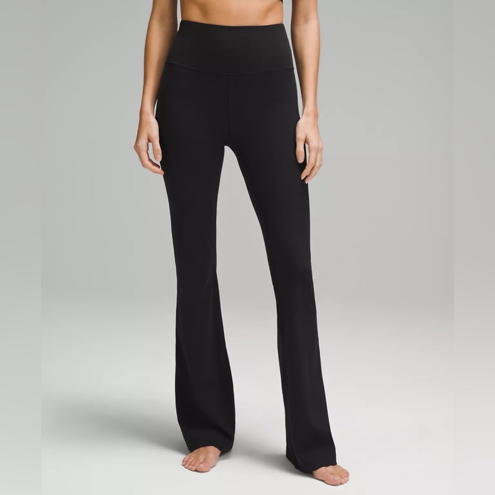 Lululemon Groove Super-High-Rise Flared Pant Nulu Black